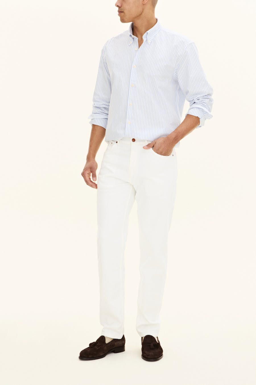 Regular Fit Denim Trousers