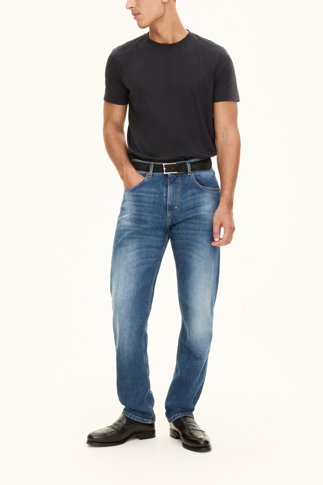 Regular Fit Jeans Hög Midja