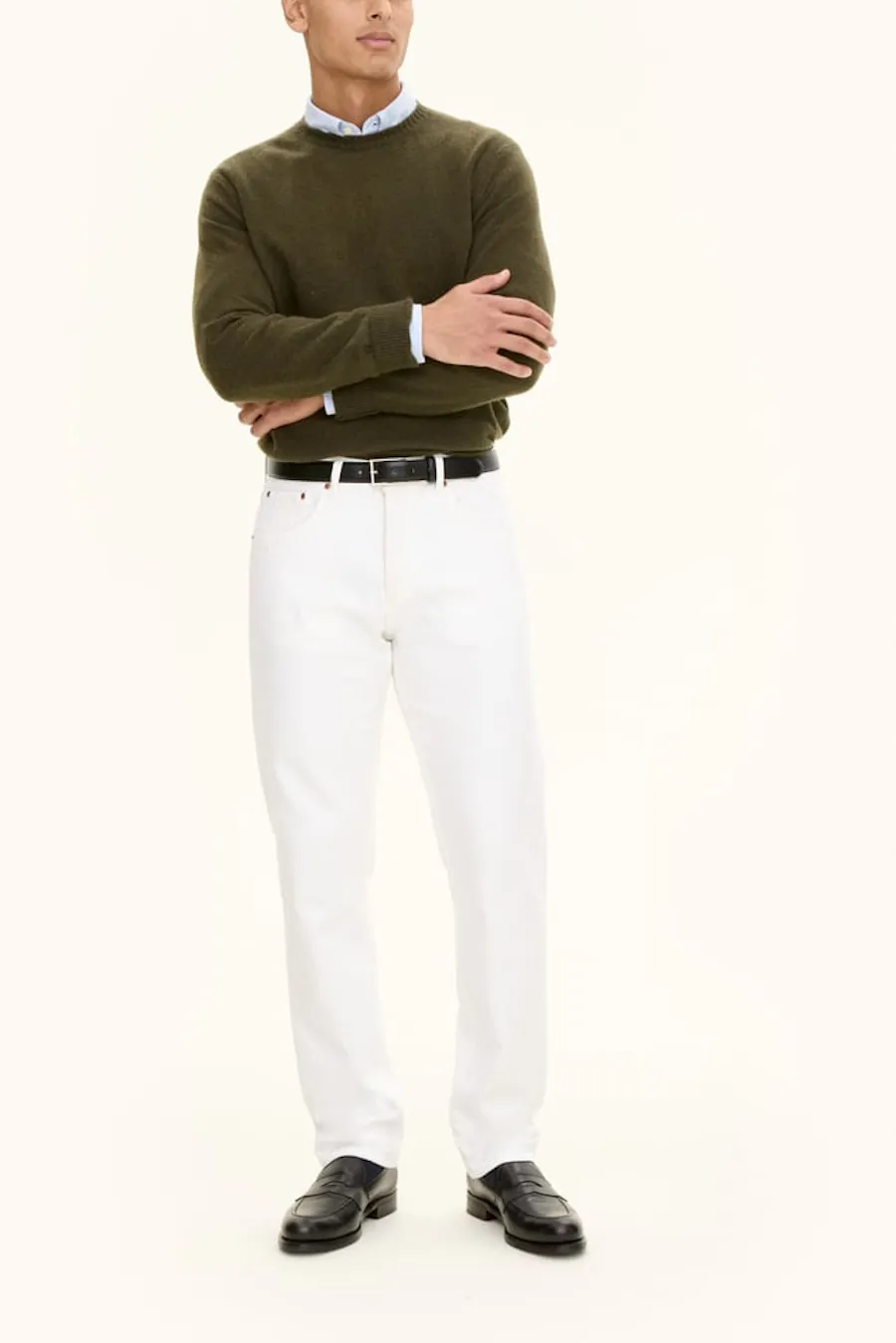 Regular Fit Jeans Høy Midje