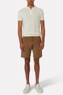 Slim Fit Terry Fabric Shorts