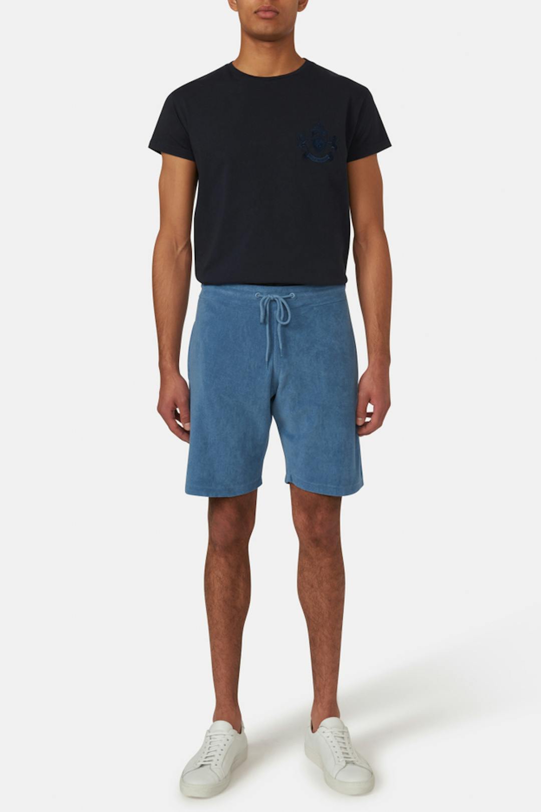 Slim Fit Frotté Shorts