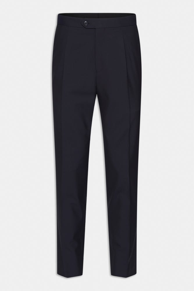 Regular Fit Microstructure Bukser Høy Midje