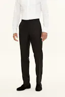 Regular Fit Tuxedo Microstructure Trousers