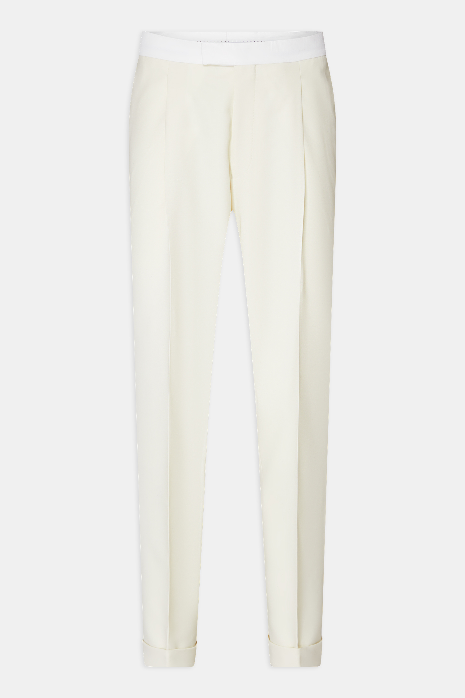 [NOTHING WRITTEN] Parti tuck trouser (White) ☆送料込☆ Nothing written