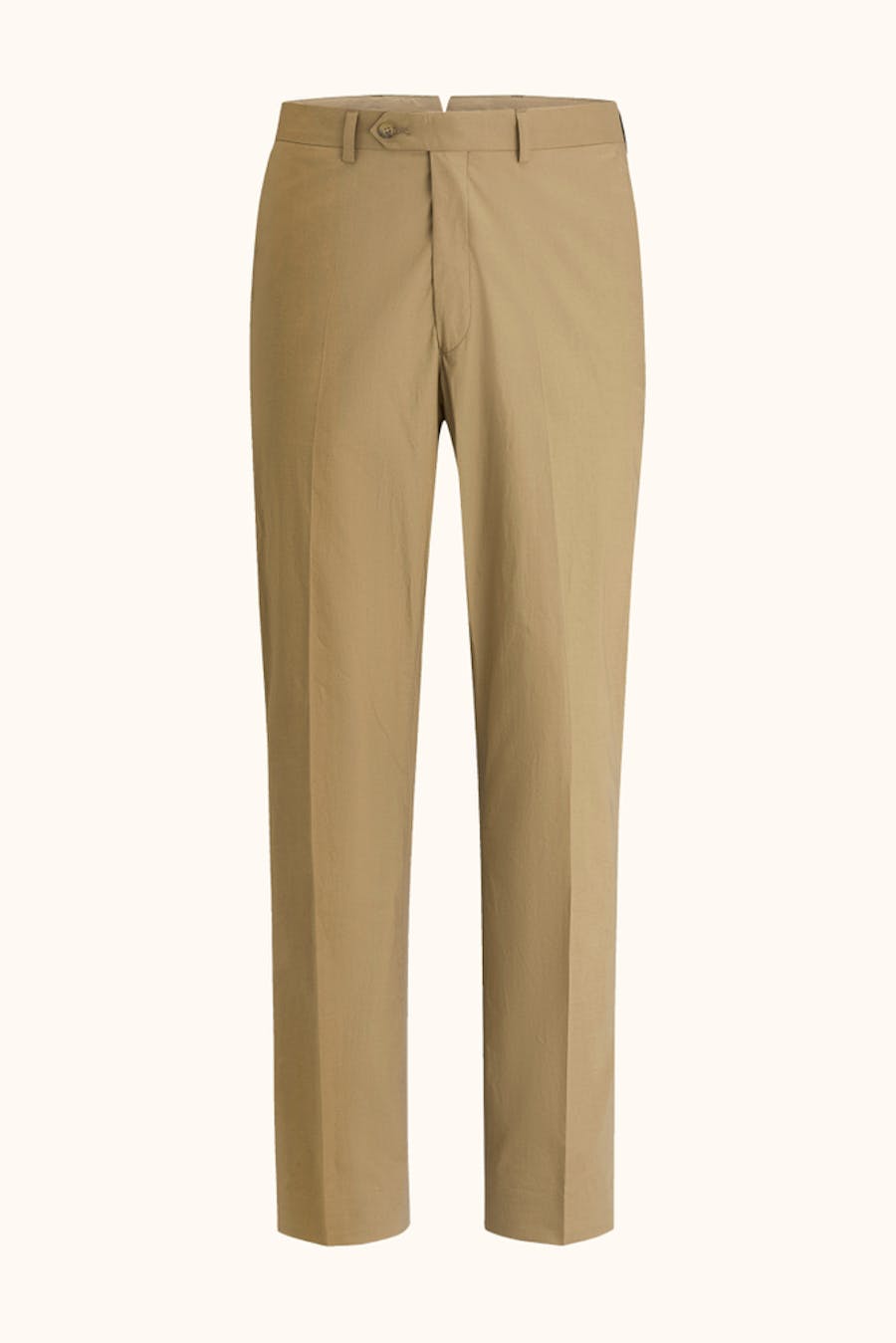 Regular Fit High Waist Twill Trousers