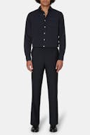 Regular Fit Microstructure Bukser Høy Midje