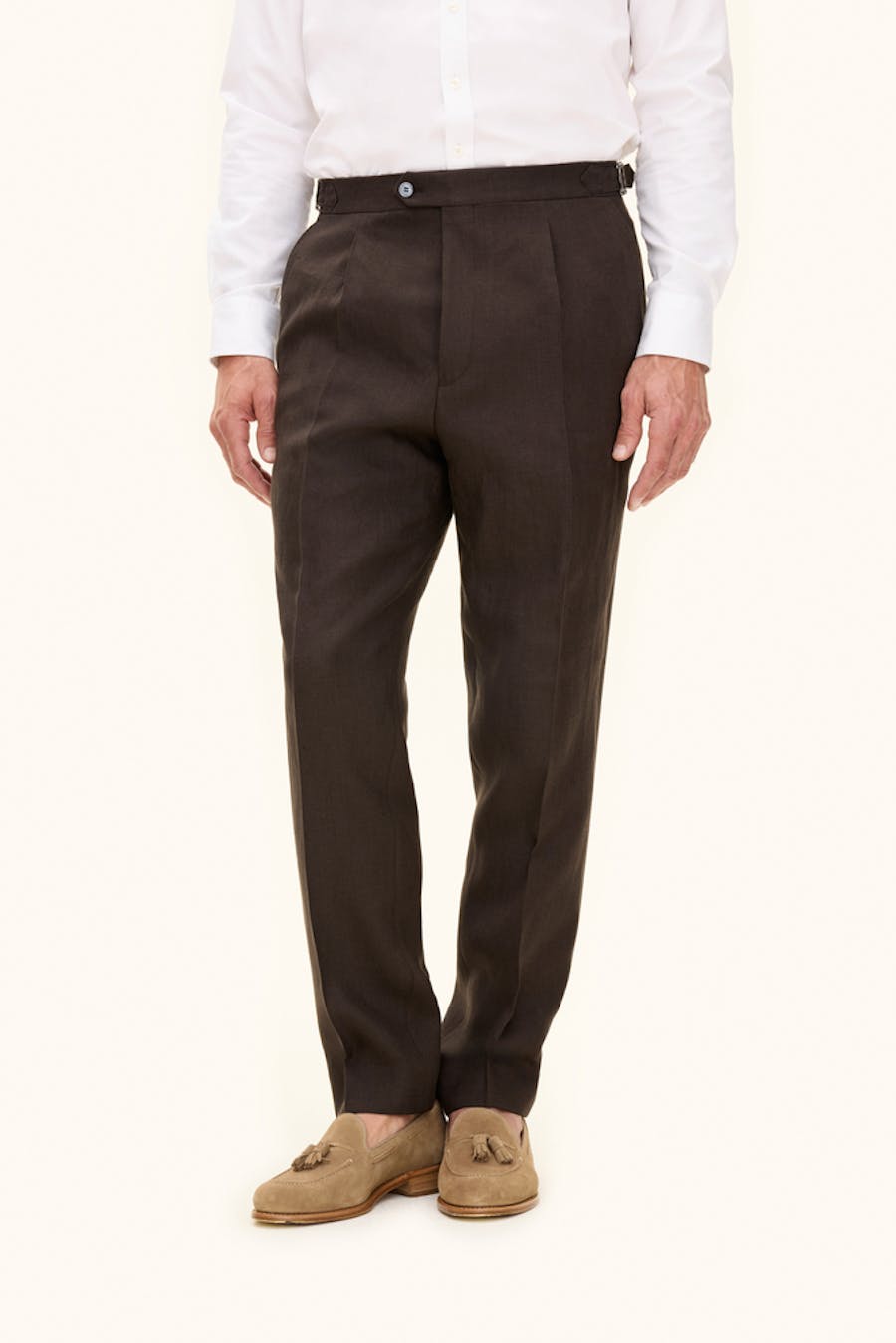 Regular Fit Linbukser Høy Midje