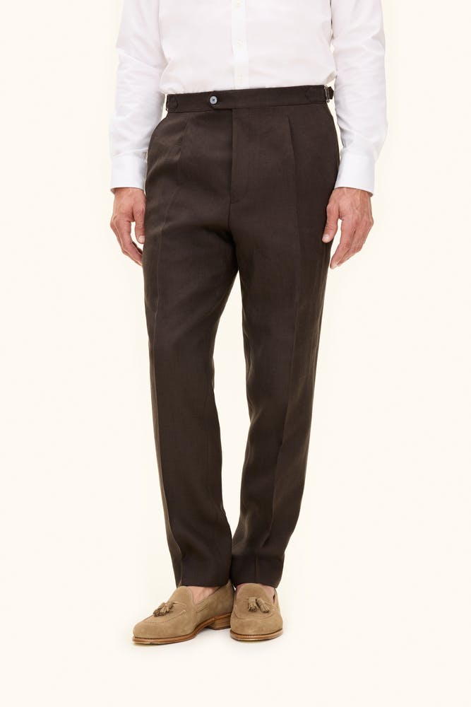 Regular Fit Linbukser Høy Midje