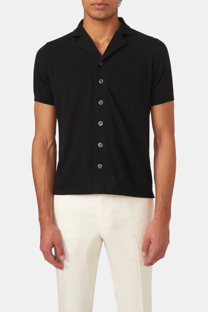 Regular Fit Fine Knitted Shirt