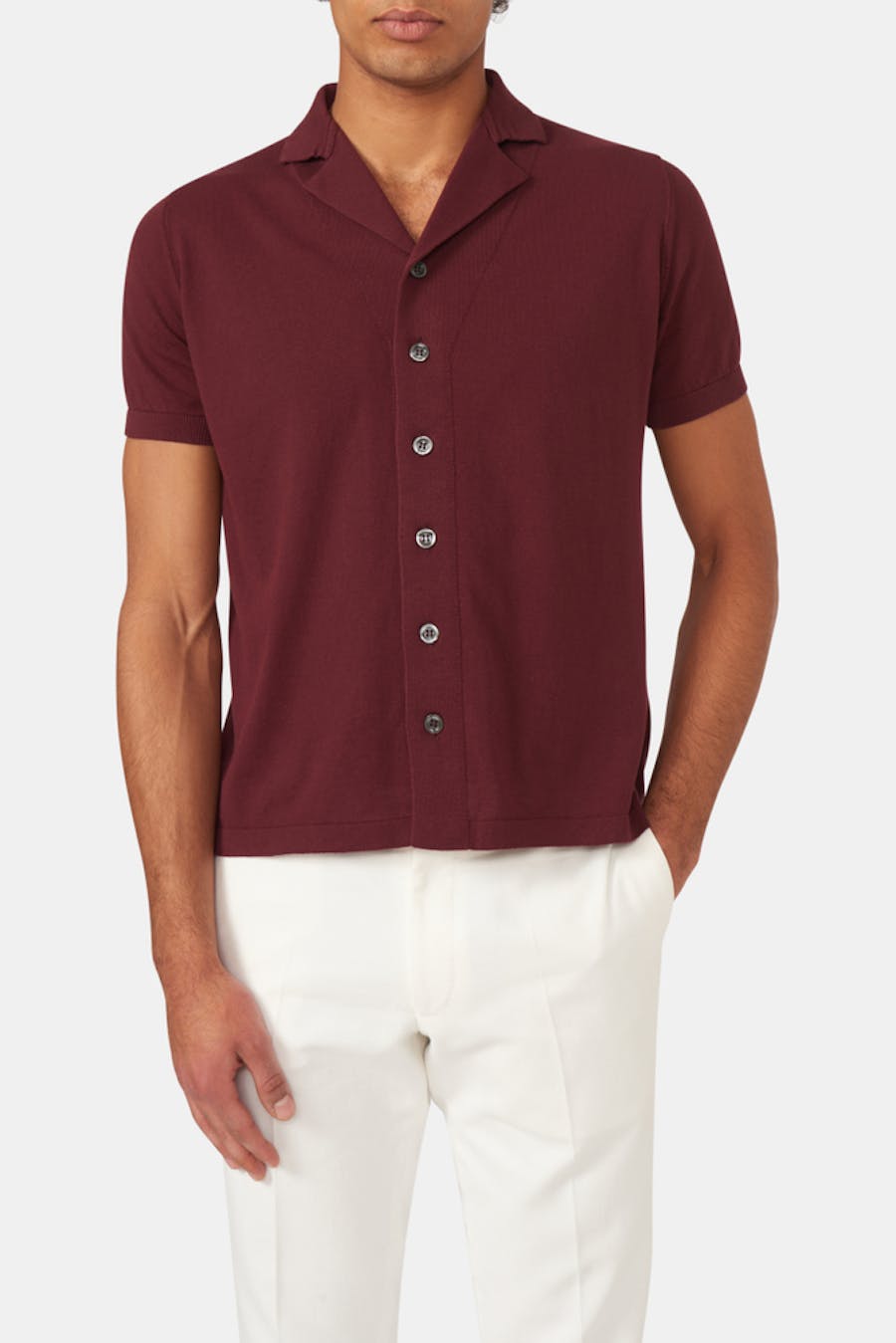 Regular Fit Finstrik Skjorte