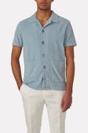 Regular Fit Kortärmad Frotté Skjorta