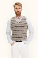 Regular Fit Väst Ullblandning