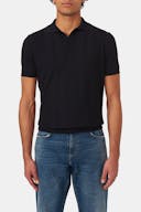 Slim Fit Strukturerad Stickad Polo