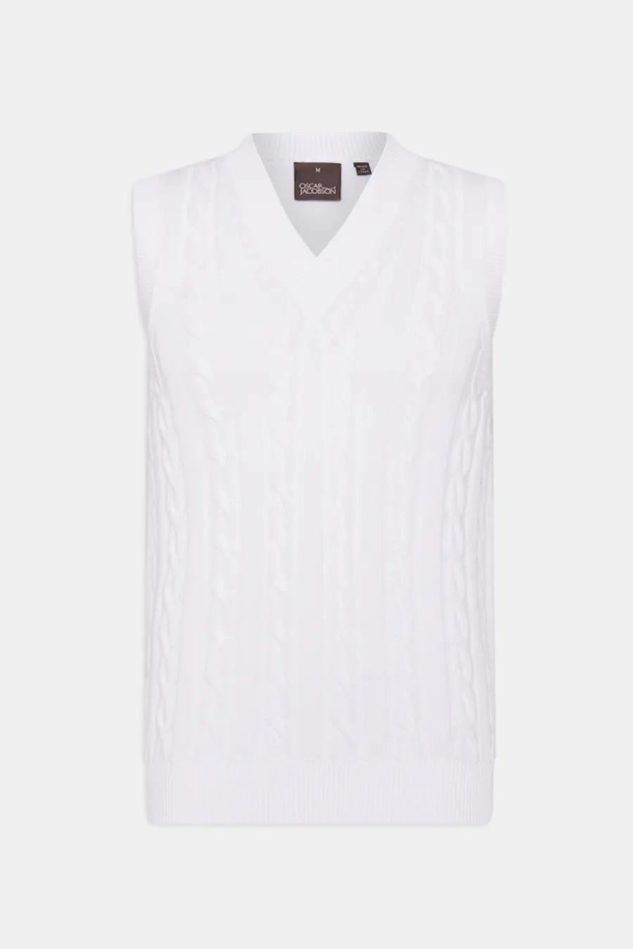 Regular Fit Cable Knit Vest