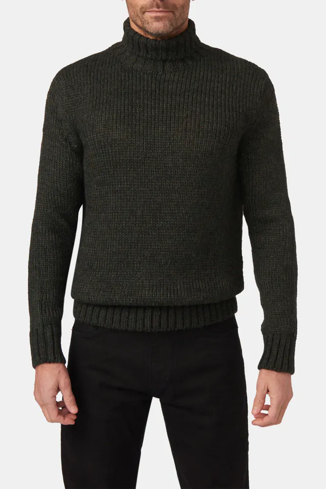 Regular Fit Heavy Knit Rollneck