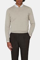 Regular Fit Rundhalset Melert Genser