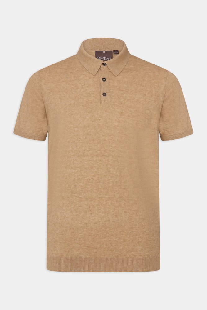 Slim Fit Combed Cotton Polo Shirt