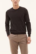 Slim Fit Rundhalset Genser Extra Fine Merinoull