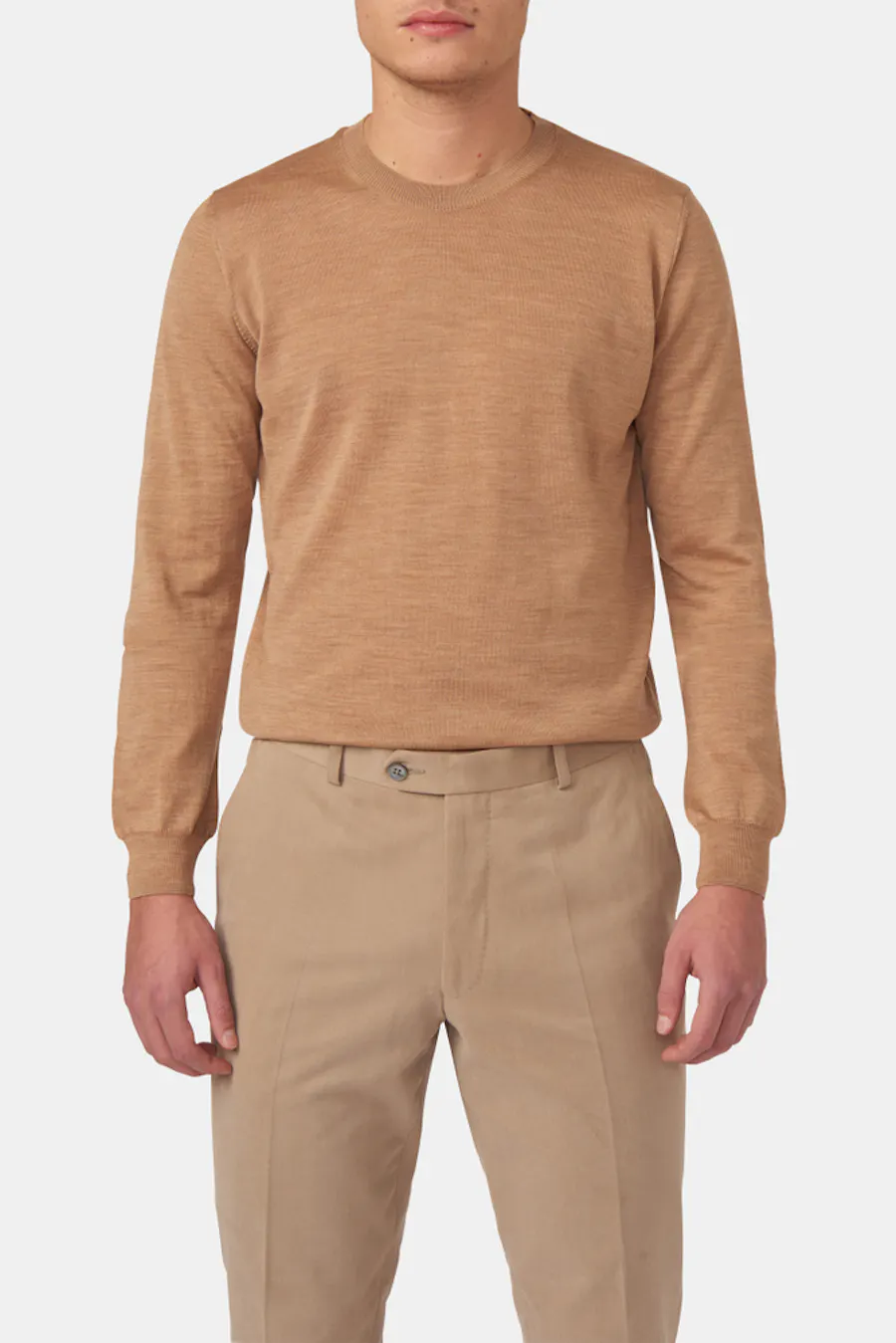 Slim Fit Extra Fine Merino Wool Roundneck