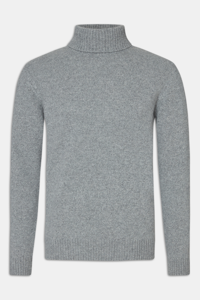Regular Fit Melange Rollneck