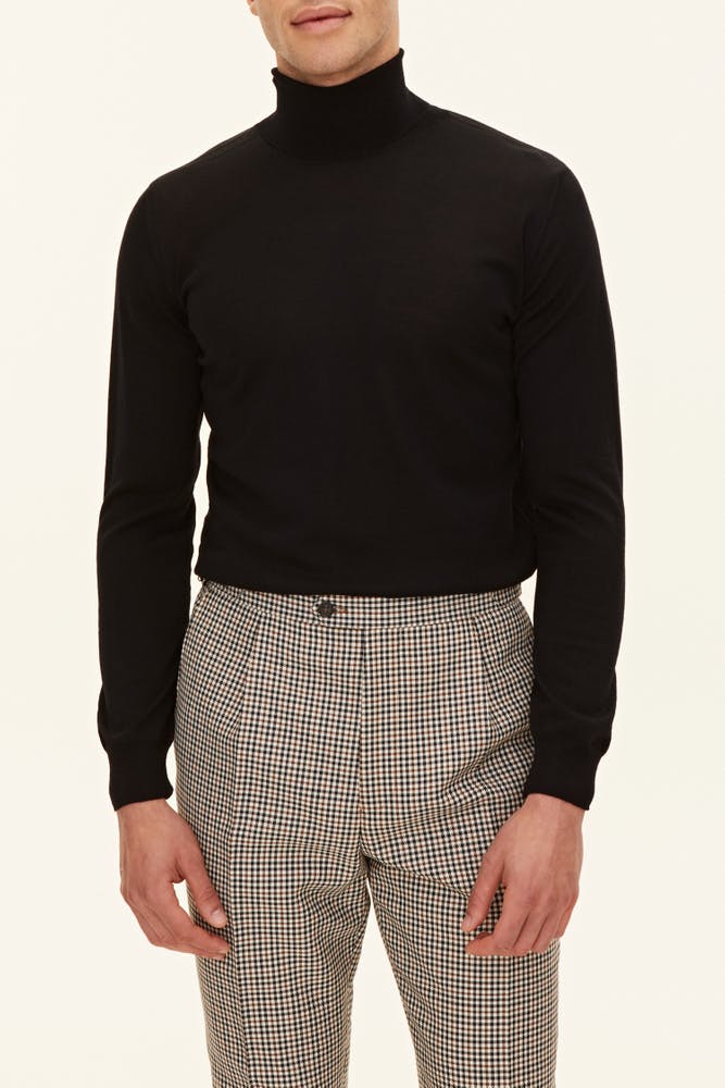 Slim Fit Pologenser Extra Fine Merinoull