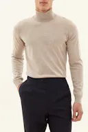 Slim Fit Polotröja Extra Fine Merinoull