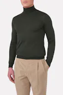 Slim Fit Polotröja Extra Fine Merinoull