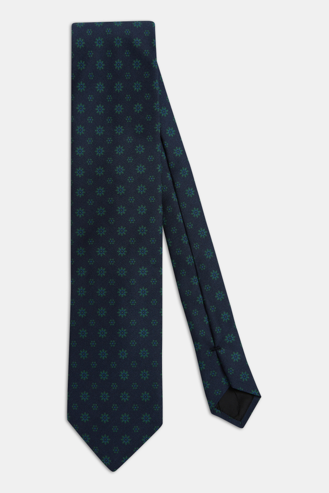 Floral Pattern Silk Tie
