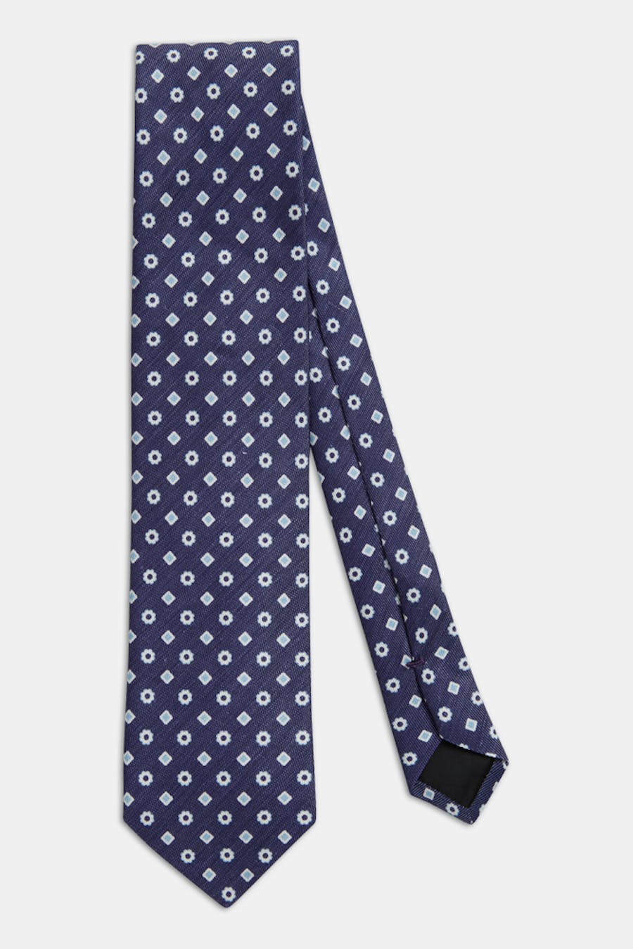 Floral Pattern Linen Tie