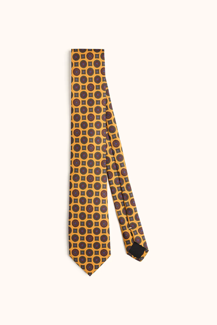 Tile Pattern Silk Tie