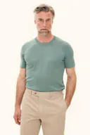 Slim Fit Fine Knitted T-shirt