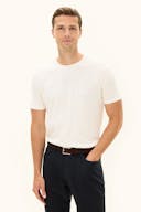 Slim Fit Finstrik T-shirt