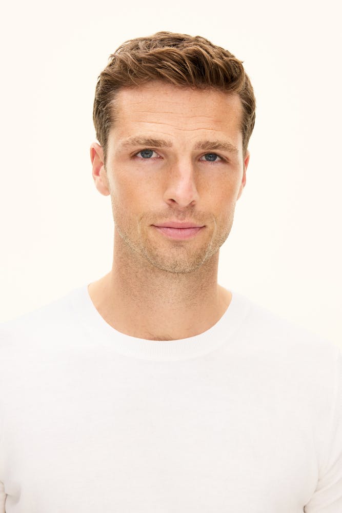 Slim Fit Fine Knitted T-shirt