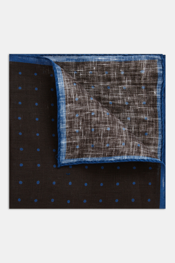 Dotted Linen Handkerchief