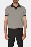 Regular Fit Jacquard Strikket Polo