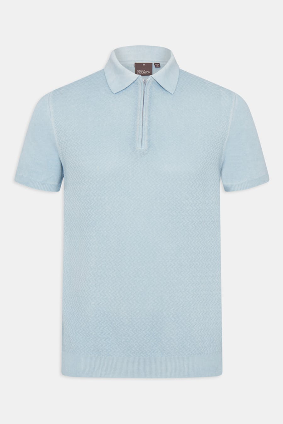 Slim Fit Strukturert Strikket Piké