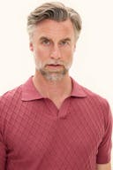 Slim Fit Strukturert Kabelstrikket Polo