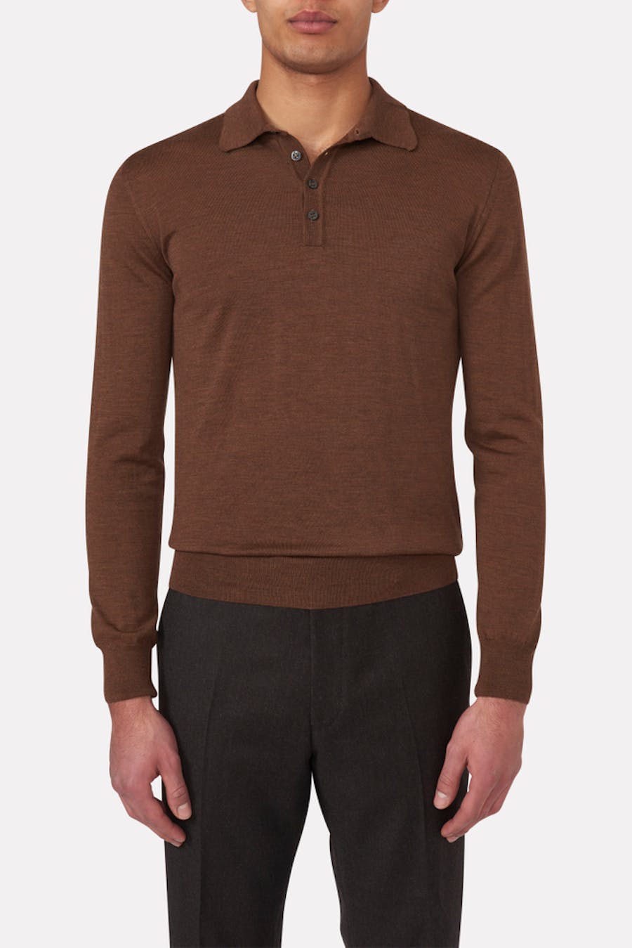 Regular Fit Genser Extra fin Merinoull