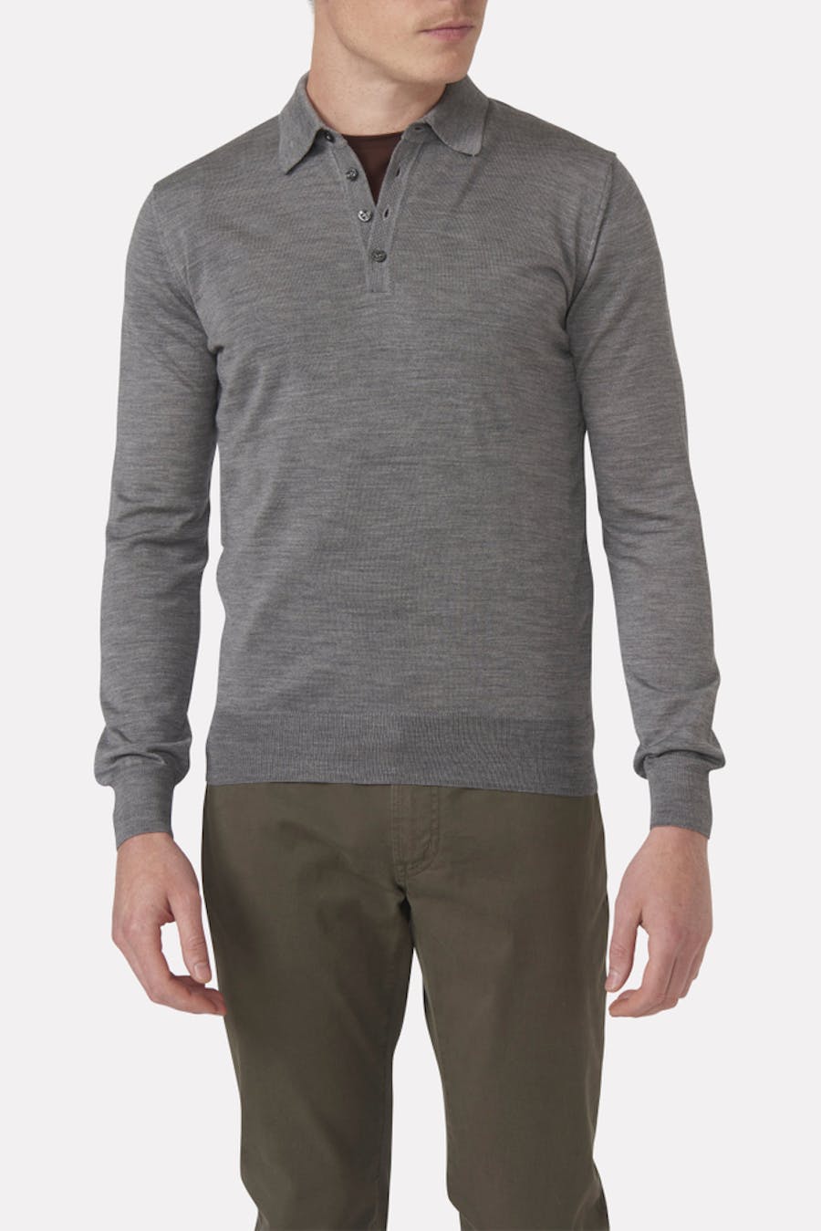 Regular Fit Genser Extra fin Merinoull