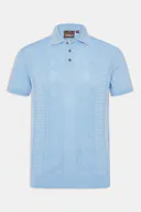 Slim Fit Strukturert Strikket Polo