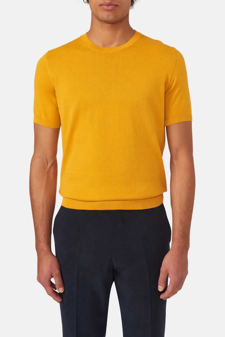 Slim Fit Fine Knitted T-shirt