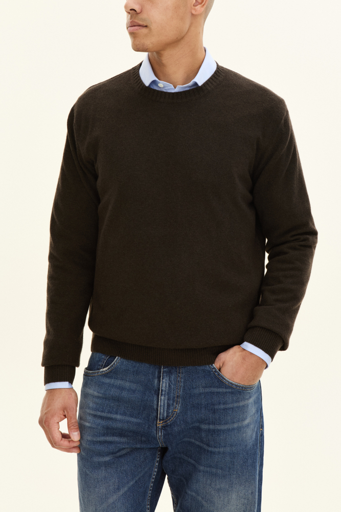 Regular Fit Rundhals Trøje Uld-Kashmir