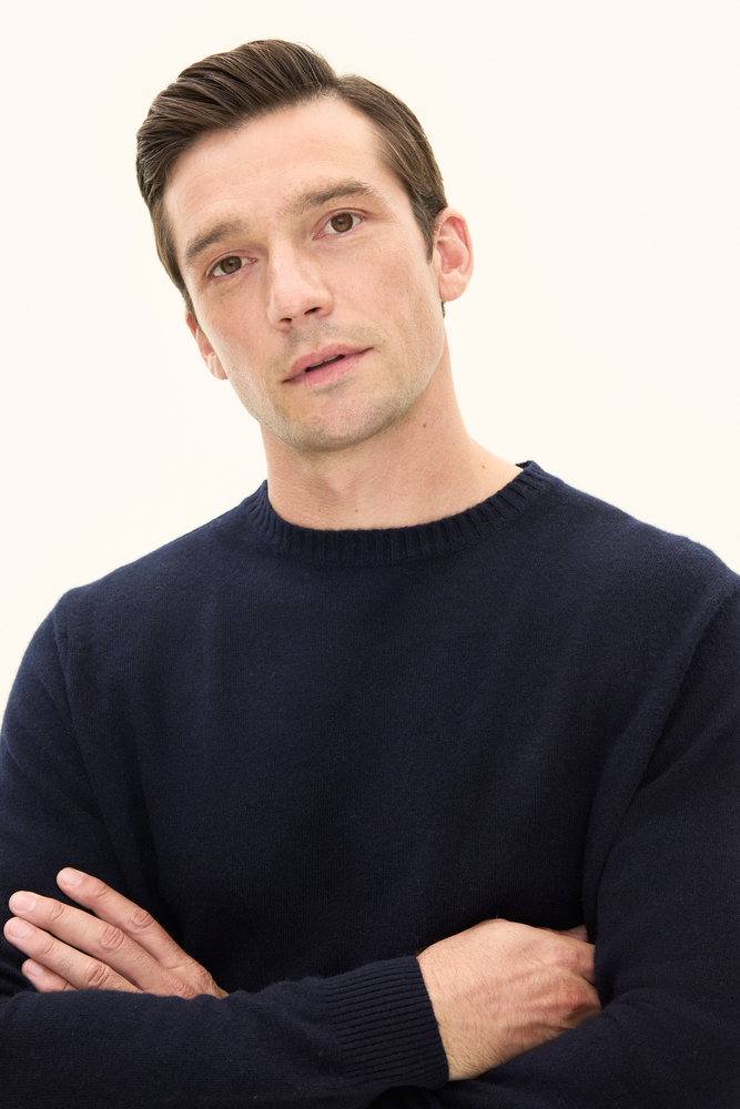 Regular Fit Rundhals Trøje Uld-Kashmir