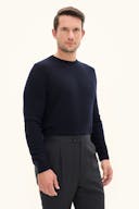 Regular Fit Roundneck Soft Wool Cashmere Sweater