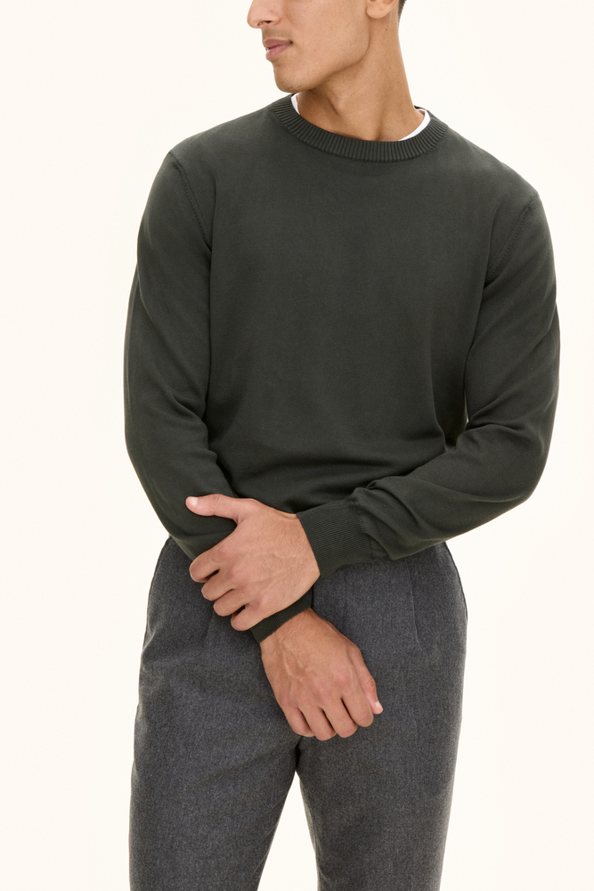 Regular Fit Rundhalset Genser