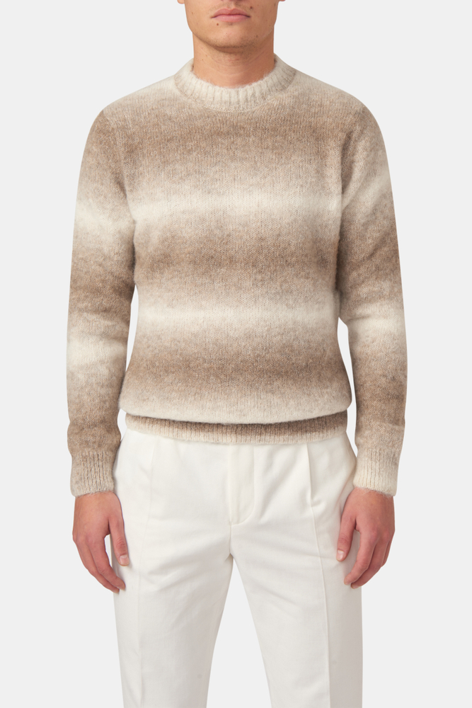 Regular Fit Rundhalsad Tröja Alpackablandning