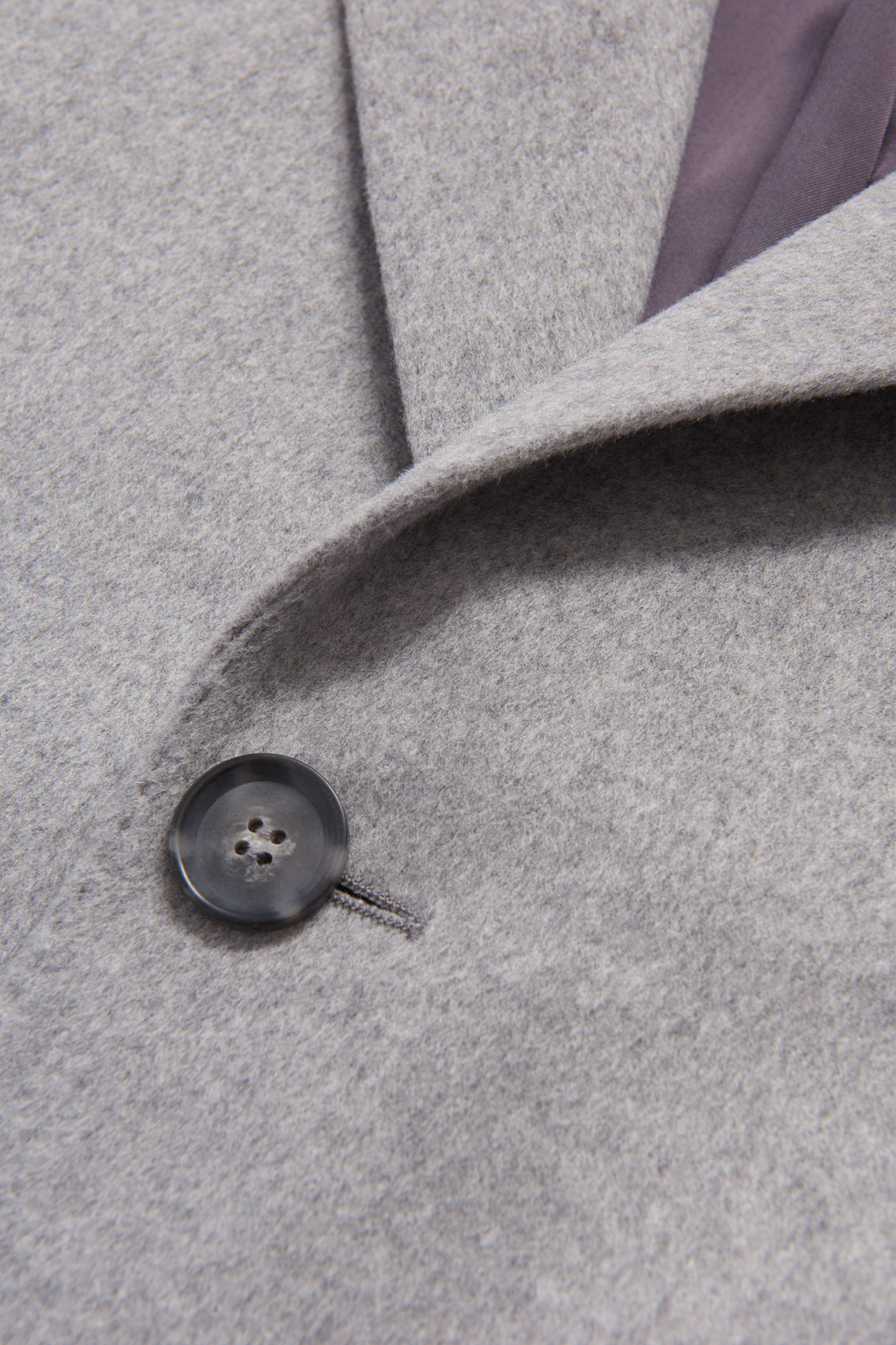Light grey wool coat sale