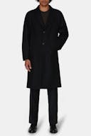 Regular Fit Raglan Frakk Børstet Ull