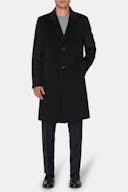 Regular Fit Brushed Wool Coat