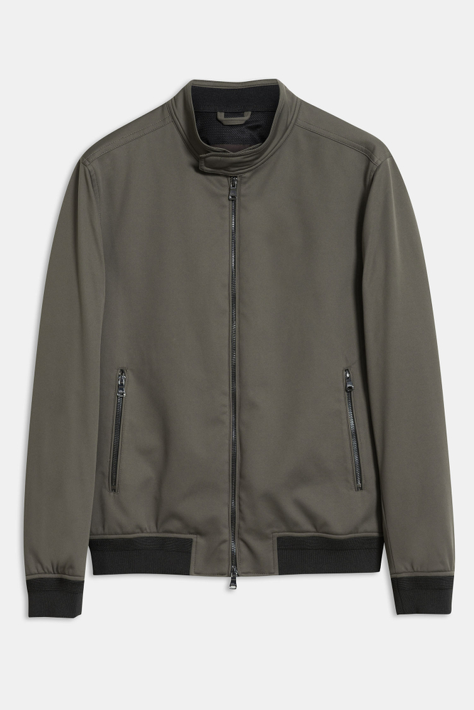 Short Bomber Functional Jacket - Grey | Oscar Jacobson
